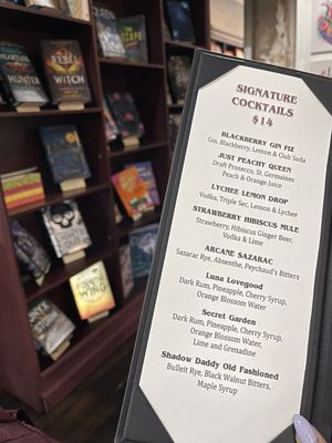 Menu photo 1 The Arcane Books and Speakeasy Cary, NC Menu photo 1 The Arcane Books and Speakeasy Cary, NC