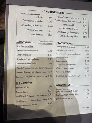 Menu photo 6 Cerveseria Catalana Barcelona, B