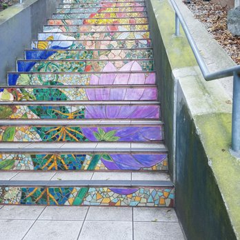 Hidden Garden Steps - Public Art Near Me - San Francisco, California Hidden Garden Steps - Public Art Near Me - San Francisco, California