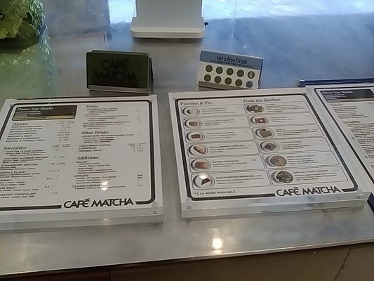 Menu photo 1 Café Matcha Los Angeles, CA