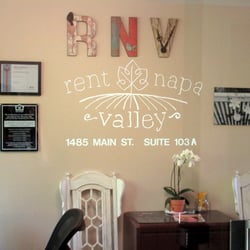 Rent Napa Valley - Stop in and say Hello in the Baldwin Building just off Pine and Main Streets!