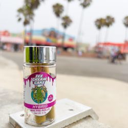 Venice Kush - Kushfellas 5 Pack Mini Infused Pre Rolls of fine cannabis available at Venice Kush store in venice beach.