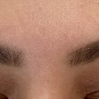 Posh Brows LA - this is the following day after i tried to quickly shade in. - Eyebrow Services Near Me - Downey, California