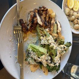 Cesar and Grilled Chicken Thighs Cesar and Grilled Chicken Thighs