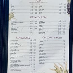 11/9/25 - menu - pizza and sandwiches