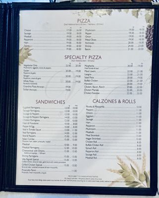 Menu photo 6 Villa Nigrelli Hopewell Junction, NY