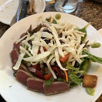 BJ's Restaurant & Brewhouse - Enlightened Seared Ahi Salad* - American Near Me - Arcadia, California BJ's Restaurant & Brewhouse - Enlightened Seared Ahi Salad* - American Near Me - Arcadia, California