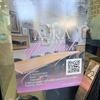 Aura Gardens - Dinner Event - Breakfast & Brunch Near Me - Carlsbad, California