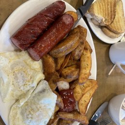 Farmers Breakfast with German Sausage Farmers Breakfast with German Sausage