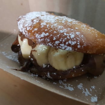 King Bao - Tarzan dessert bao = Nutella + bananas + fried bao ... so yummy and it's healthy because it's got fruit! Haha - Asian Fusion Near Me - Orlando, Florida