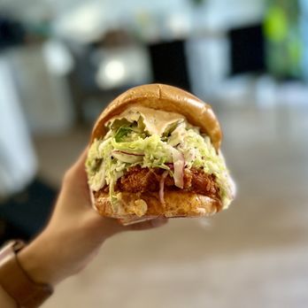 Cluck Kitchen - Nashville Hot Chicken Sandwich - Chicken Shop Near Me - Irvine, California