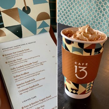 Cafe 13 - Breakfast menu & Bhakti Chai with whip. - Coffee & Tea Near Me - Golden, Colorado