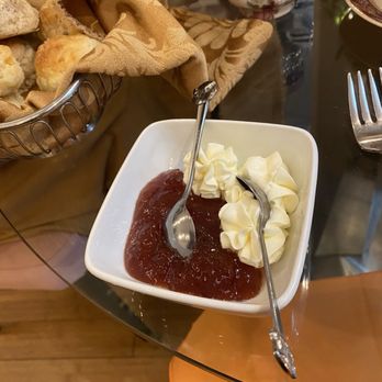Tea at 1024 - Creamy butter and jam for our biscuits - Tea Rooms Near Me - Honolulu, Hawaii