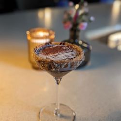 Batson River Brewing & Distilling - Biddeford - Turtle Martini with pecan infused bourbon