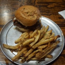 The Brother's Burger - Jumpback jack burger and fries.