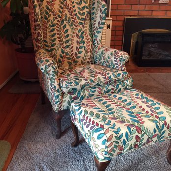 Clevelands Upholstery - Of the four pieces we had reupholstered at Cleveland Upholstery this is by far my favorite! Doris deserve10 stars - Furniture Reupholstery Near Me - Orland, California