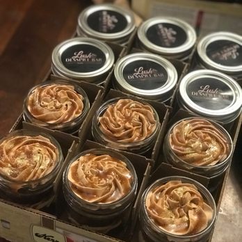 Lush Dessert Bar - Black Bourbon Cupcake in a jar. - Desserts Near Me Lush Dessert Bar - Black Bourbon Cupcake in a jar. - Desserts Near Me