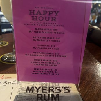 The Sedgwick - Happy hour menu - Salad Near Me - Vancouver, Washington