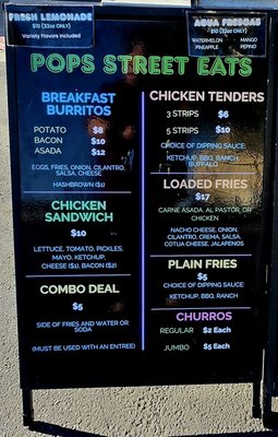 Menu photo 1 Pops Street Eats North Las Vegas, NV
