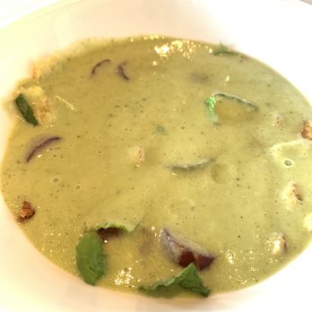Bistro du Midi - Chilled Cucumber Soup - French Near Me - Boston, Massachusetts