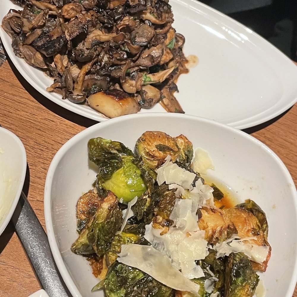 Prism - Mushroom Sauté and Brussels - Seafood Near Me - Detroit, Michigan Prism - Mushroom Sauté and Brussels - Seafood Near Me - Detroit, Michigan