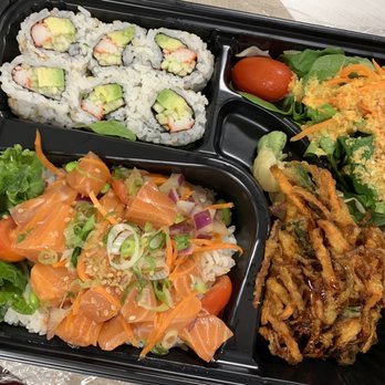Sushi Star - Salmon poke bento box - Sushi Bars Near Me - New York, New York