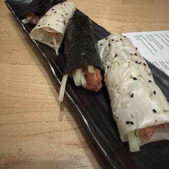 Yume Sushi Bar - Spicy Tuna Hand Roll - Sushi Bars Near Me - Studio City, California Yume Sushi Bar - Spicy Tuna Hand Roll - Sushi Bars Near Me - Studio City, California