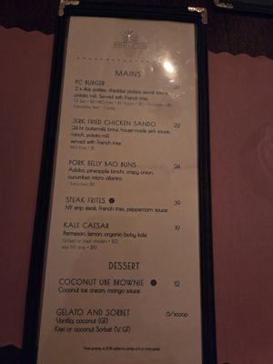 Menu photo 2 Pineapple Club New York, NY Menu photo 2 Pineapple Club New York, NY