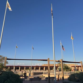 Four Corners Monument - Flags including the 4 states. - Landmarks & Historical Buildings Near Me - Teec Nos Pos, New Mexico Four Corners Monument - Flags including the 4 states. - Landmarks & Historical Buildings Near Me - Teec Nos Pos, New Mexico