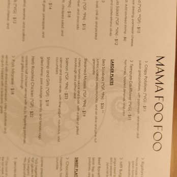 Mama Foo Foo - Menu - New American Near Me - Daytona Beach, Florida Mama Foo Foo - Menu - New American Near Me - Daytona Beach, Florida