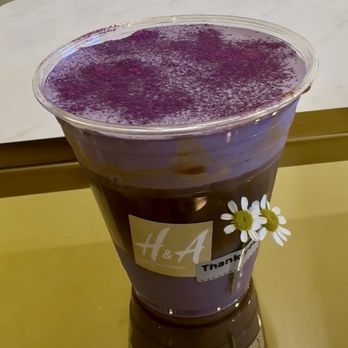 H&A Coffee And Tea - Ube Cream Latte - Coffee & Tea Near Me - Rosemead, California H&A Coffee And Tea - Ube Cream Latte - Coffee & Tea Near Me - Rosemead, California