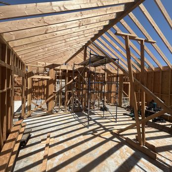 DLV Architects - 1-story ADU under construction. City of North Hollywood. 1,200 sf. 3 bed, 2 bathroom. Vaulted ceiling and large sliders to private yard - Architects Near Me DLV Architects - 1-story ADU under construction. City of North Hollywood. 1,200 sf. 3 bed, 2 bathroom. Vaulted ceiling and large sliders to private yard - Architects Near Me