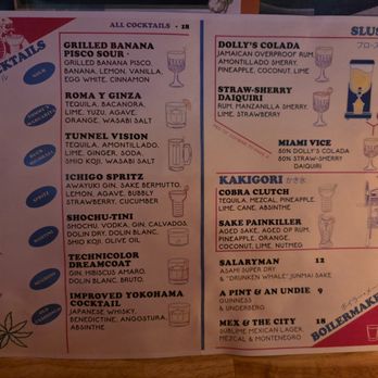 Cobra Clutch - Menu as of 05 August 2026 - Cocktail Bars Near Me - Las Vegas, Nevada