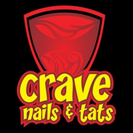 CRAVE Nails & Tats Logo