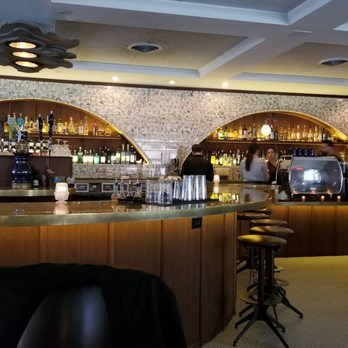 Eberly - Bar area with alcohol and espresso options - Bars Near Me - Austin, Texas