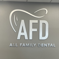 All Family Dental - AFD Interior Signage