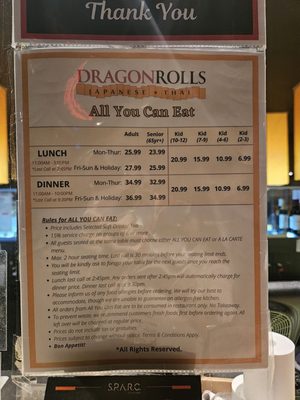 Menu photo 8 Dragon Rolls Pickering, ON