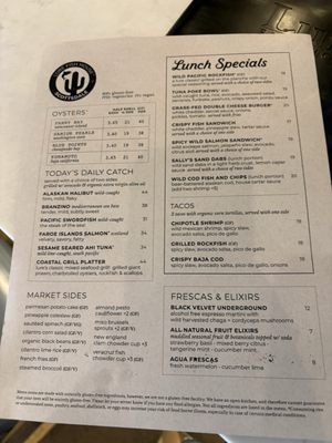 Menu photo 5 Lure Fish House Scottsdale, AZ
