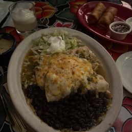 Green Chile Chicken Enchiladas