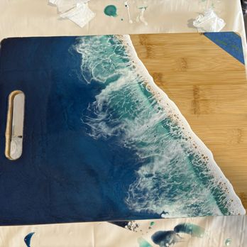 Art Magic Creative Studio - Our charcuterie board masterpiece - Art Classes Near Me - San Diego, California