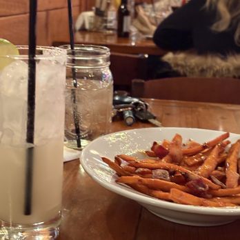 The Durham - Kitchen and Cocktails - The table with our food! - Tacos Near Me - Polson, Montana