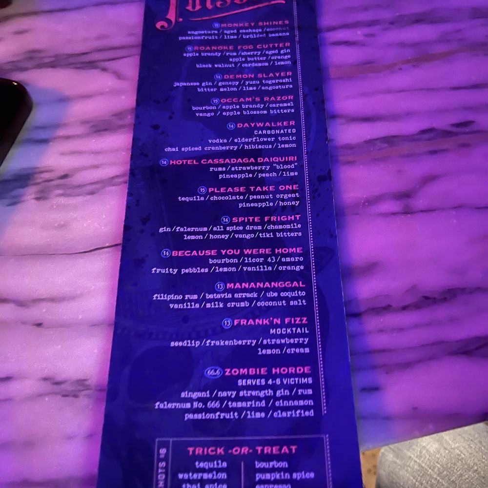 The Courtesy - Nightmare on Orange - Themed Cocktail Menu - Cocktail Bars Near Me - Winter Park, Florida The Courtesy - Nightmare on Orange - Themed Cocktail Menu - Cocktail Bars Near Me - Winter Park, Florida