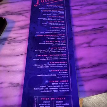 The Courtesy - Nightmare on Orange - Themed Cocktail Menu - Cocktail Bars Near Me - Winter Park, Florida