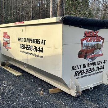 Next Level Dumpsters - 26 yard dumpster - Dumpster Rental Near Me - Hickory, North Carolina Next Level Dumpsters - 26 yard dumpster - Dumpster Rental Near Me - Hickory, North Carolina