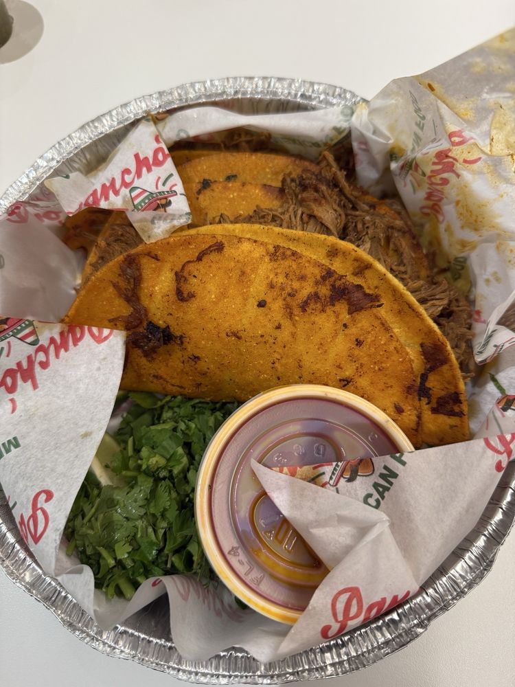 Food from Pancho's Mexican Food