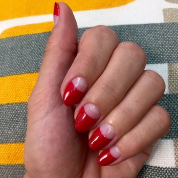 Long Beach Nails & Spa - The perfect half moon mani by Macy! So happy!! - Nail Salons Near Me - Long Beach, California Long Beach Nails & Spa - The perfect half moon mani by Macy! So happy!! - Nail Salons Near Me - Long Beach, California