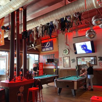 Coyote Ugly - a pool table in a sports bar - Dive Bars Near Me - Tampa, Florida