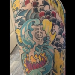 Black Flag Tattoo Obx - -work by artist/shop owner Atrain