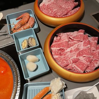 Daimaru Shabu Shabu - Wagyu set items - Hot Pot Near Me - Scarborough, Ontario