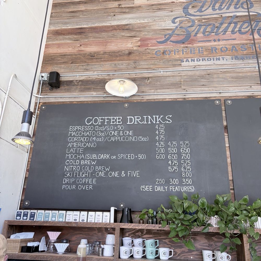 Evans Brothers Coffee - menu - Coffee & Tea Near Me - Sandpoint, Idaho Evans Brothers Coffee - menu - Coffee & Tea Near Me - Sandpoint, Idaho
